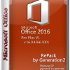 Microsoft Office 2016 Pro Plus VL v.16.0.4266.1001 By Generation2
