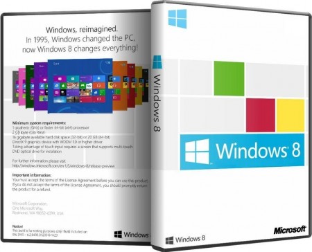 Microsoft Windows 8 Professional VL & Enterprise RTM x86-64 RU SMG