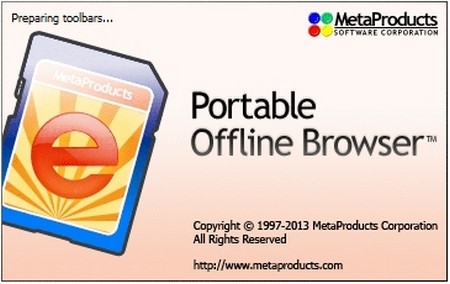 MetaProducts Portable Offline Browser 6.9.4144
