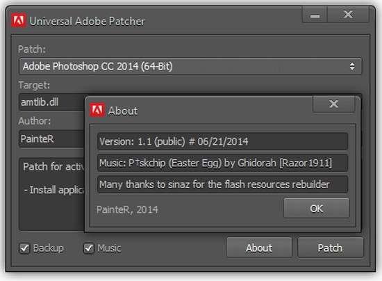 Universal Adobe Patcher 1.2 PainteR