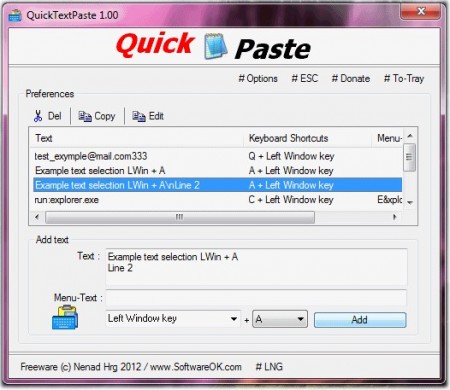 QuickTextPaste 2.83