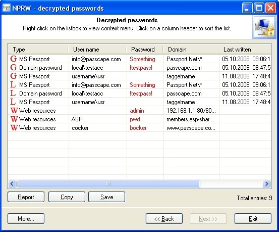 Passcare Network Password Recovery Wizard 5.8.4.680