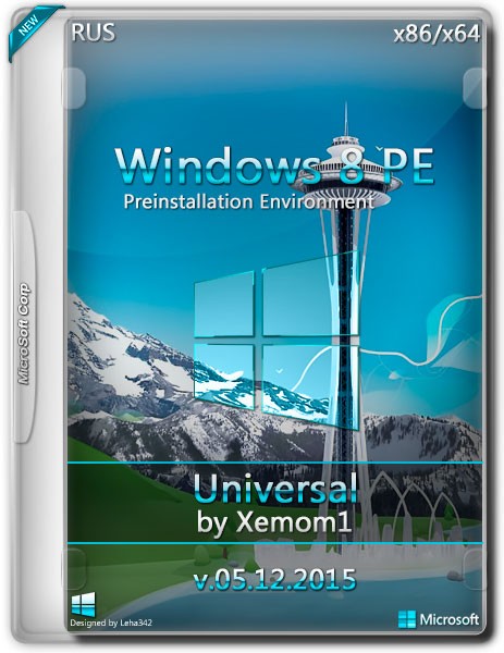 Win8 PE x86/x64 Universal by Xemom1 v.05.12.2015