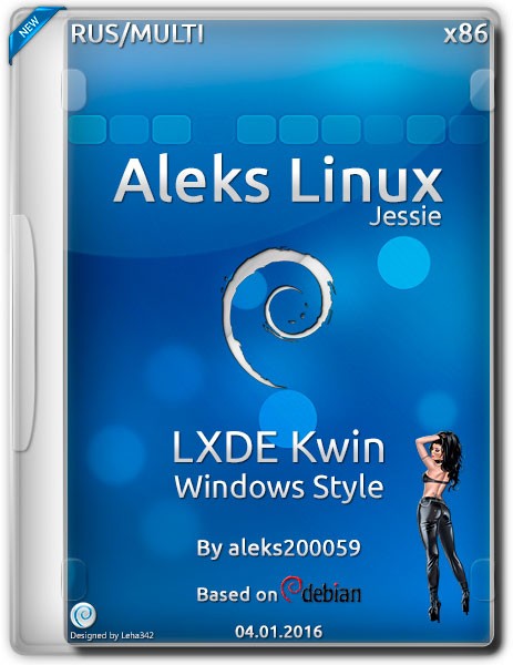 Aleks Linux LXDE Kwin Jessie Windows Style
