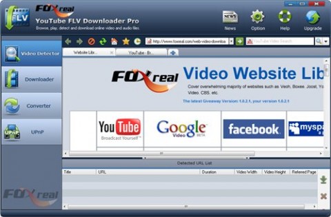 Foxreal YouTube FLV Downloader Pro 1.0.2.1 Portable