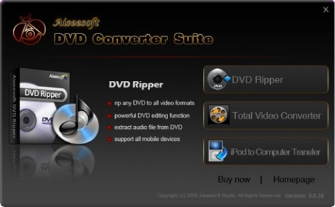Aiseesoft DVD Converter Suite 5.0.38 Portable